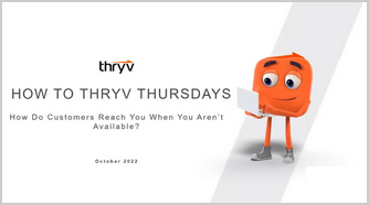 Thryv Guy standing with the introduction of How To Thryv Thursdays - How to reach you